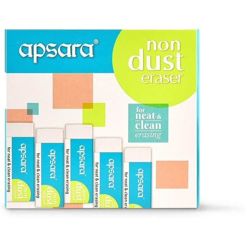 Apsara Non-Dust Eraser (Pack of 20)