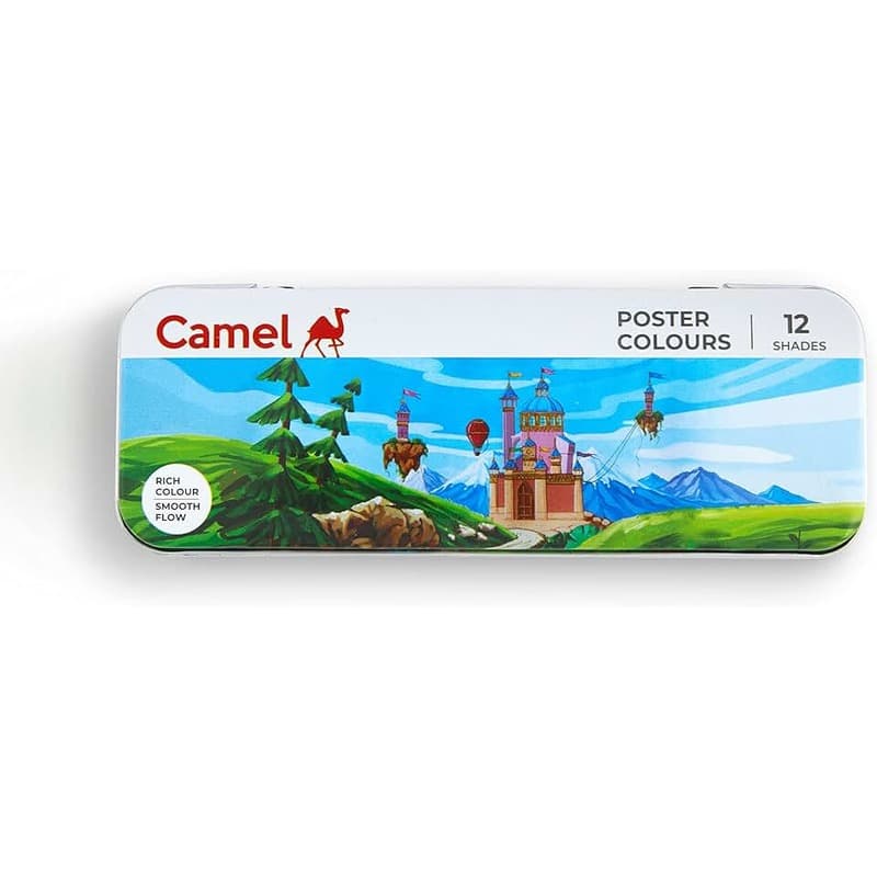 Camlin Poster Colour Set — 10ml × 12