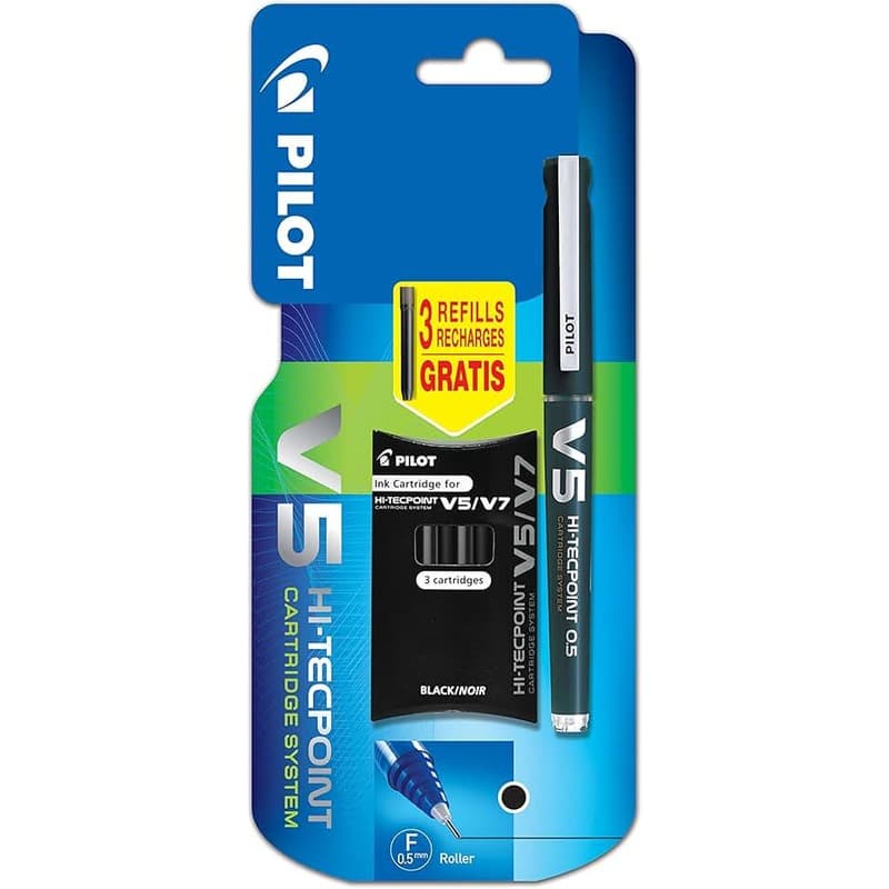 Pilot V5 Liquid Ink Rollerball — Black