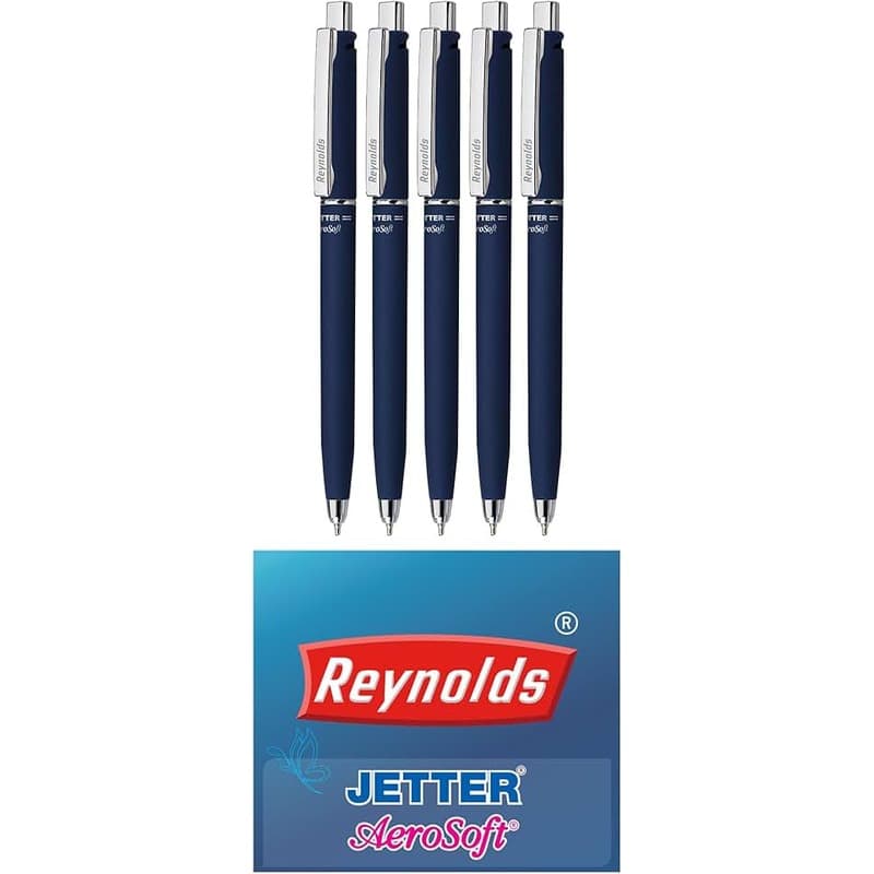 Reynolds Jetter Speed Ball Pen — Blue (Pack of 5)