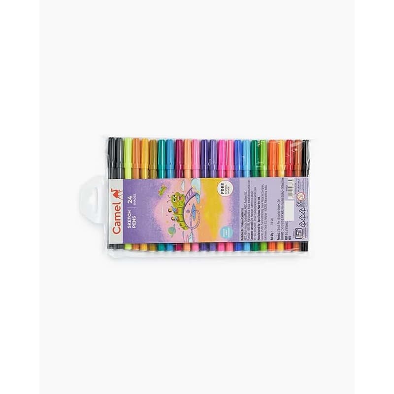 Sketch Pens — Camlin (24 Shades)