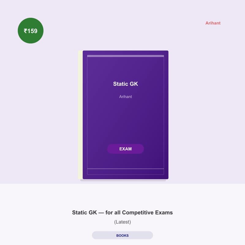 Static GK — for all Competitive Exams (Latest)