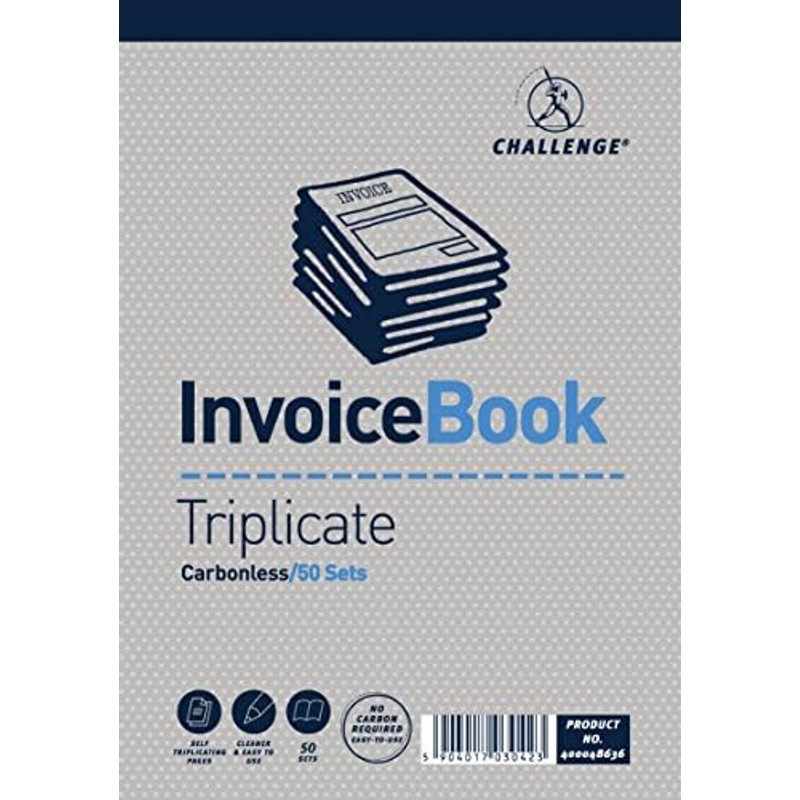 Bill Book / Invoice Book — Triplicate (Pack of 5)