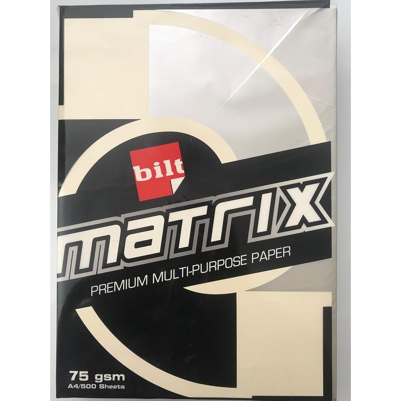 BILT Matrix A4 Paper — 75 GSM (500 Sheets) | Vedant Stationary
