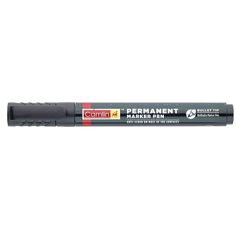 camlin-permanent-marker-black-pack-of-3 — View 3