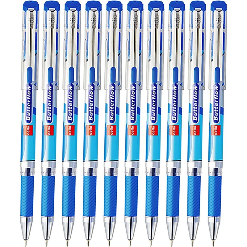 cello-butterflow-ball-pen-blue-pack-of-10 — View 2