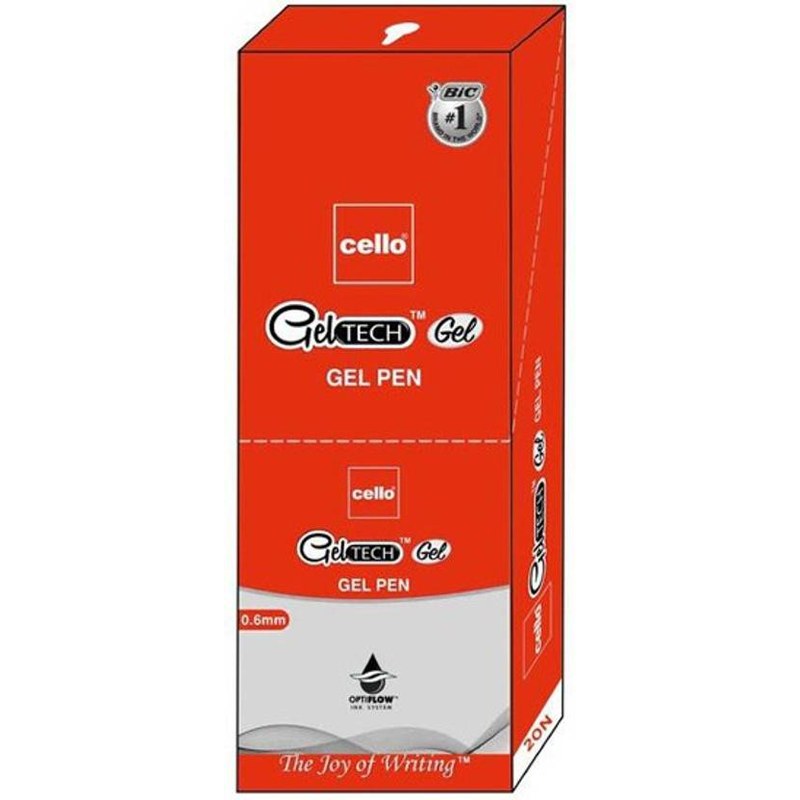 Cello Geltech Gel Pen — Blue (Pack of 5)