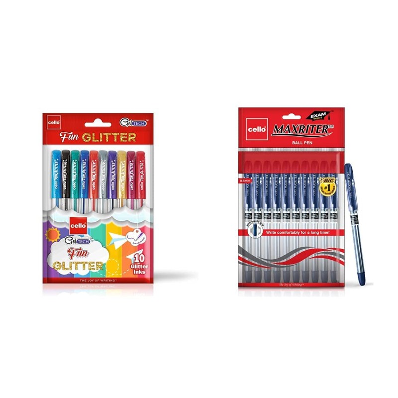 cello-geltech-gel-pen-blue-pack-of-5 — View 3