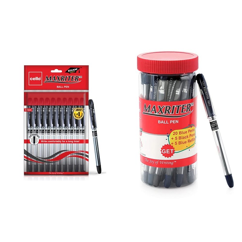 cello-maxriter-ball-pen-blue-pack-of-10 — View 2