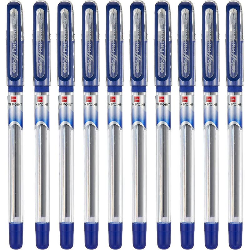 cello-pinpoint-ball-pen-blue-pack-of-10 — View 2