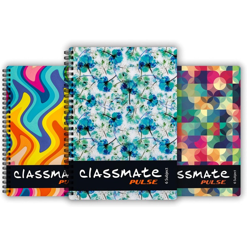 Classmate Pulse Single Line Notebook — 160 Pages
