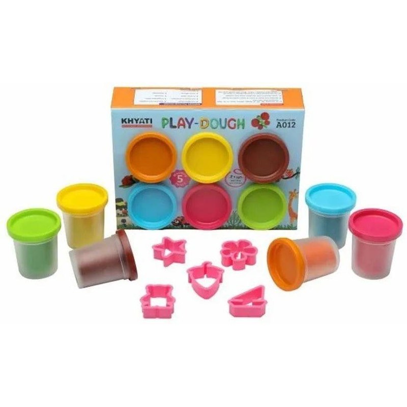 Clay / Modelling Dough — 6 Colour Pack