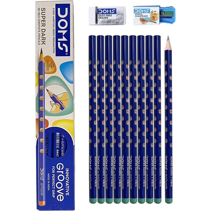 Doms Groove Super Dark Pencil (Pack of 10)