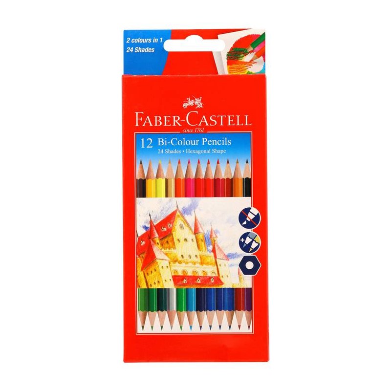 Faber-Castell Colour Pencils — 12 Shades