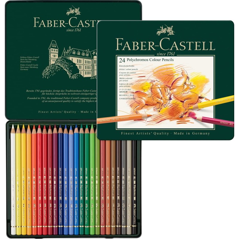 Faber-Castell Colour Pencils — 24 Shades