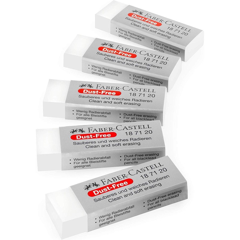Faber-Castell Dust-Free Eraser (Pack of 5)