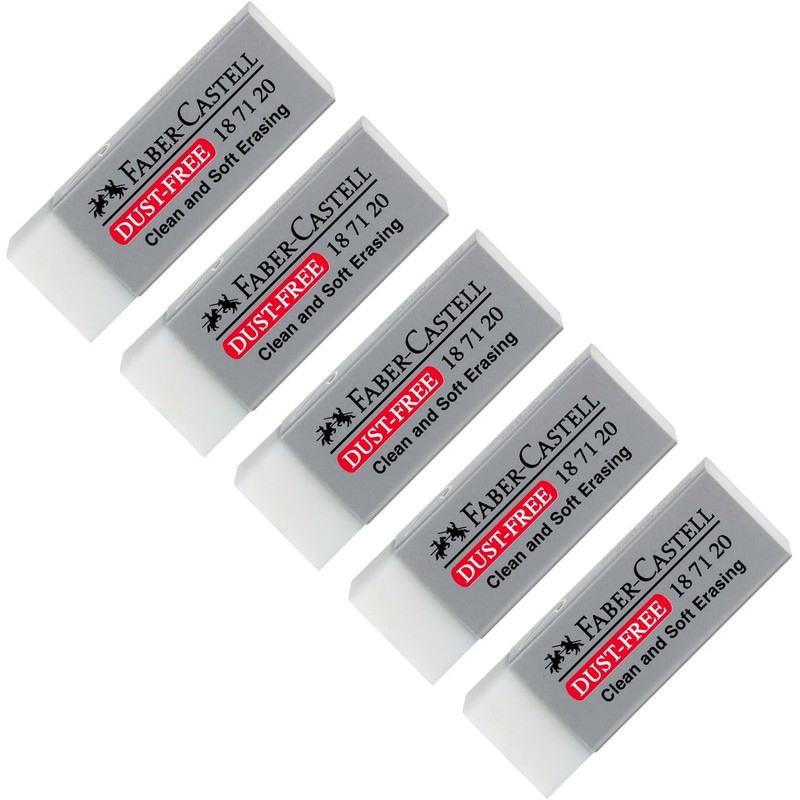 faber-castell-dust-free-eraser-pack-of-5 — View 2