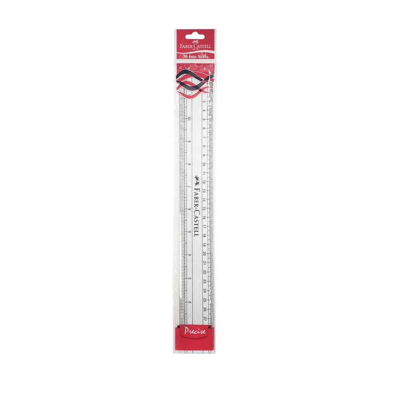 Faber-Castell Scale 30cm — Transparent