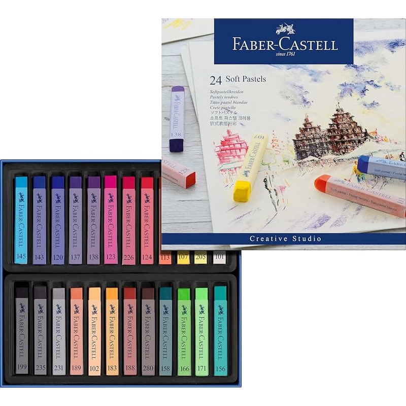 Faber-Castell Soft Pastel Set — 24 Shades