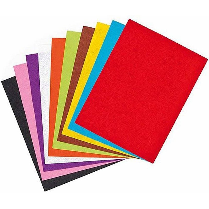 Foam Sheet — A4, Assorted Colors (Pack of 10)