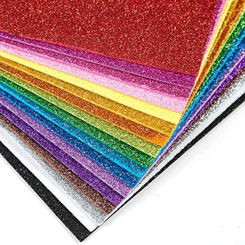 Foam Sheet — A4, Glitter (Pack of 10)