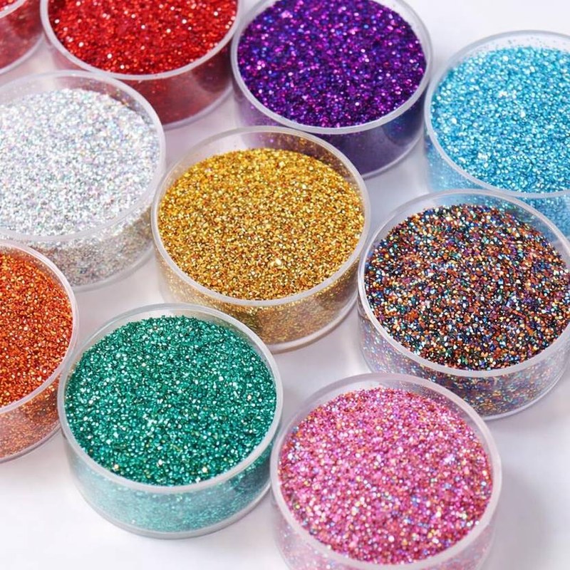 Glitter Powder — 6 Colour Set