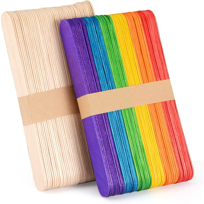 ice-cream-sticks-popsicle-sticks-coloured-pack-of-100 — View 2
