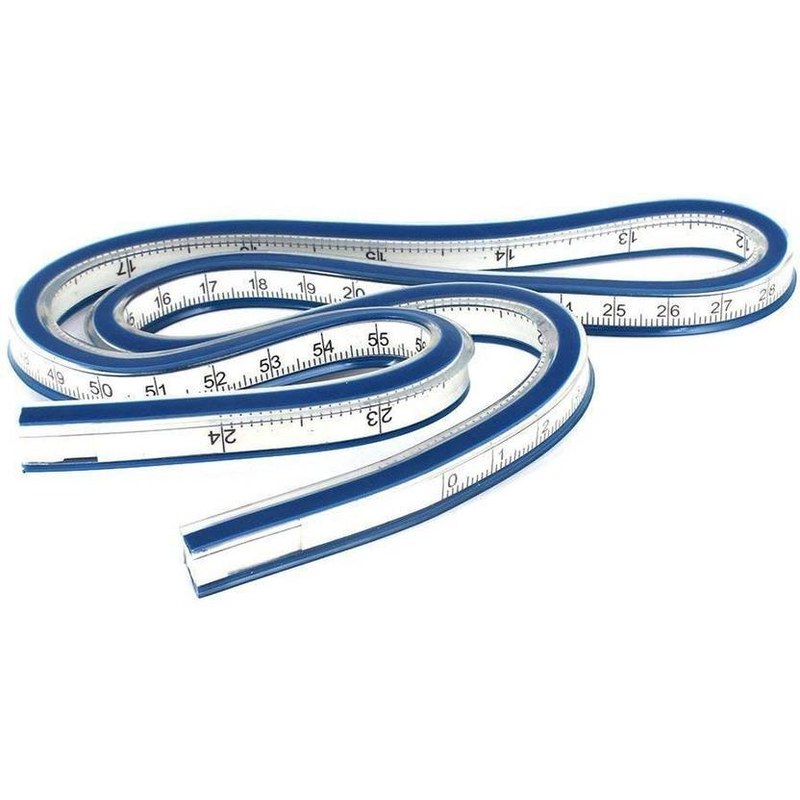Isomars Flexible Curve Ruler 50cm — Deluxe Edition (Parker)
