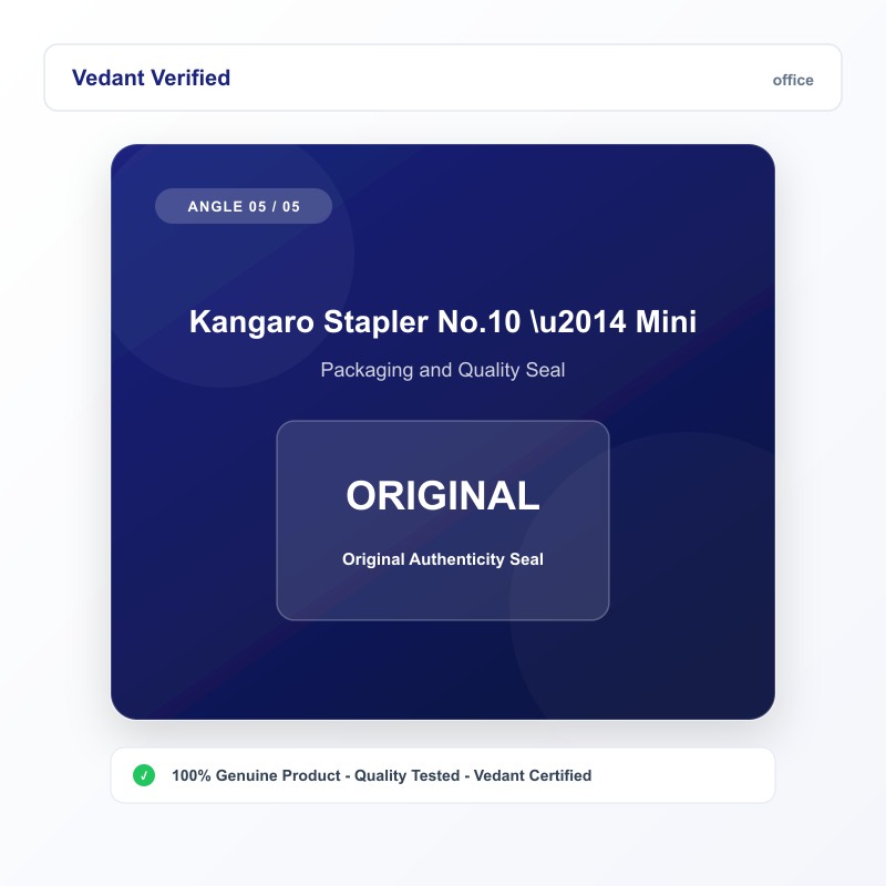 Kangaro Stapler No.10 Mini — Packaging & Box View