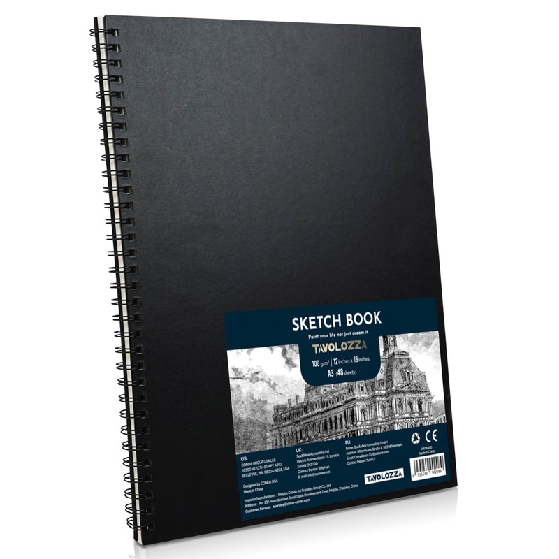 Map Drawing Book — 20 Pages, A3