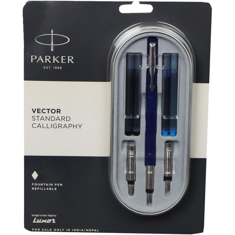parker-vector-standard-fountain-pen-blue — View 3