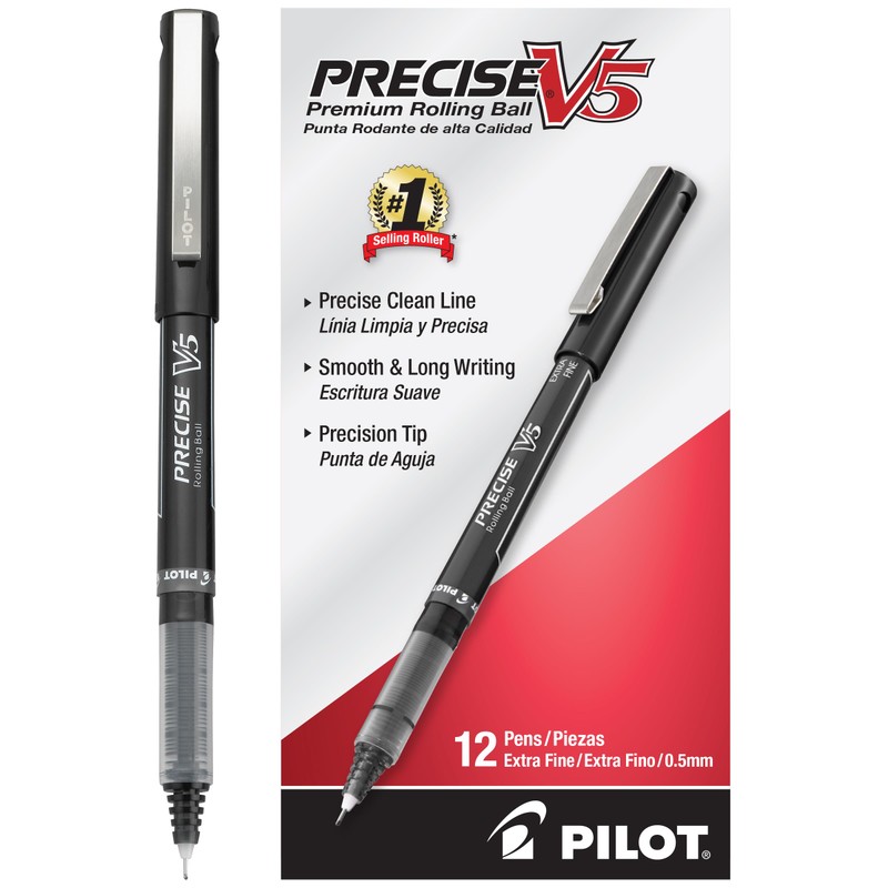 Pilot V5 Liquid Ink Rollerball — Black