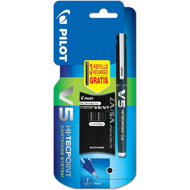 pilot-v5-liquid-ink-rollerball-black — View 2