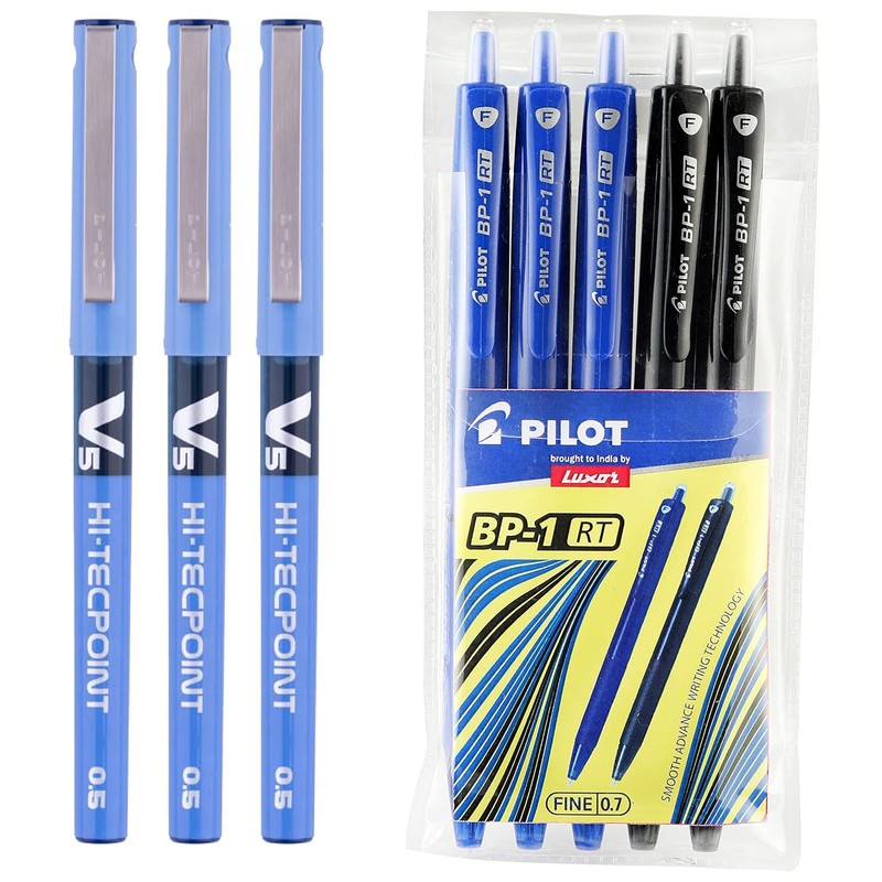 pilot-v5-liquid-ink-rollerball-blue — View 3
