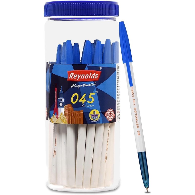 reynolds-045-fine-carbure-ball-pen-blue-pack-of-10 — View 3