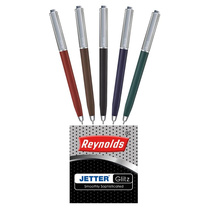 Reynolds Jetter Speed Ball Pen — Blue (Pack of 5)
