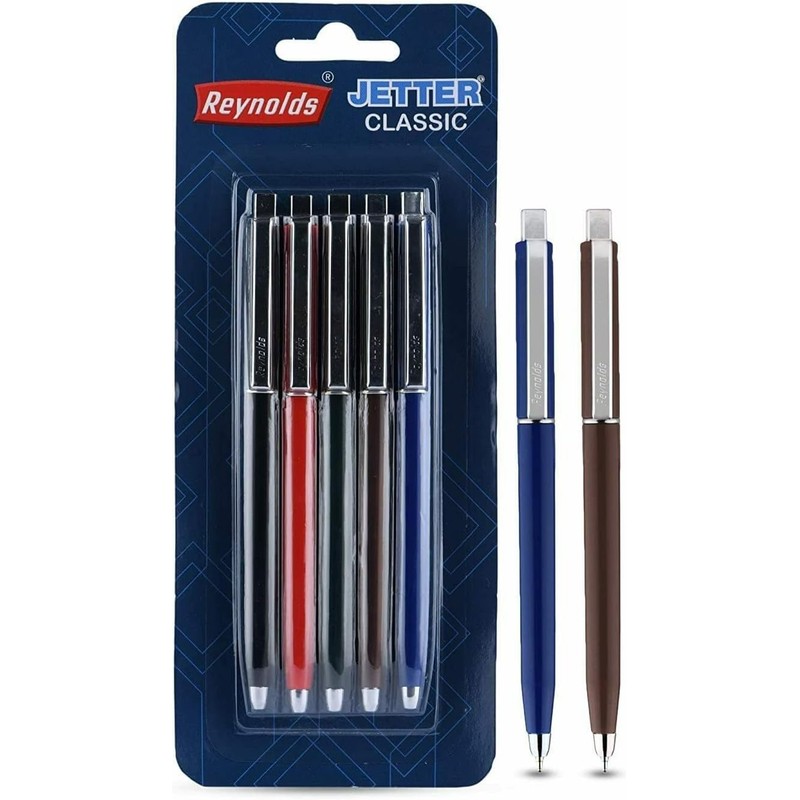 reynolds-jetter-speed-ball-pen-blue-pack-of-5 — View 3