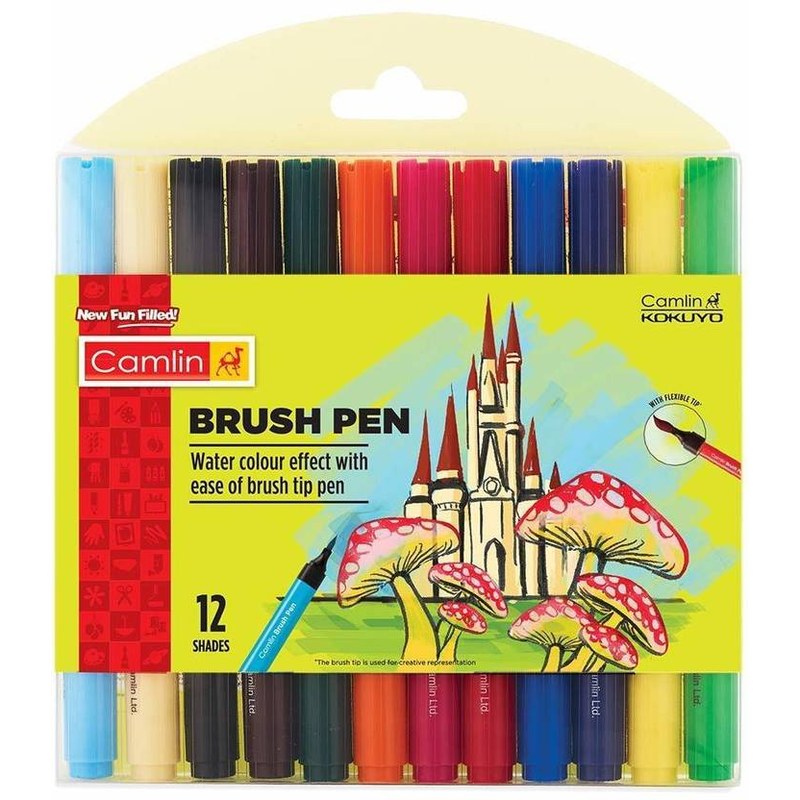 Sketch Pens — Camlin (12 Shades)