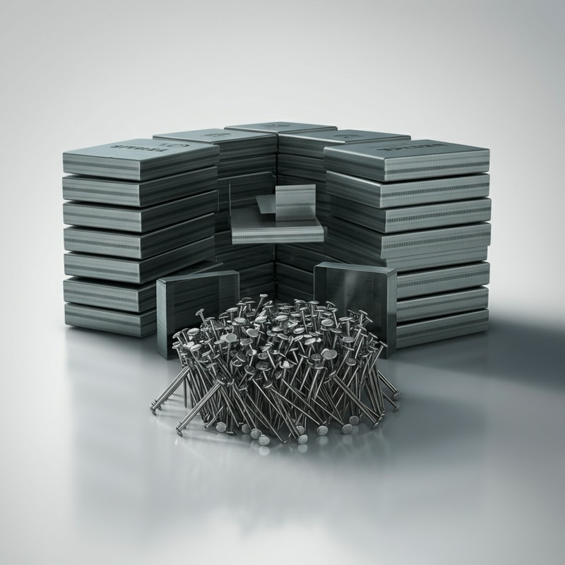 Heavy Duty Stapler Pins 23/17 Pack of 10 boxes — Scale & In-Use View