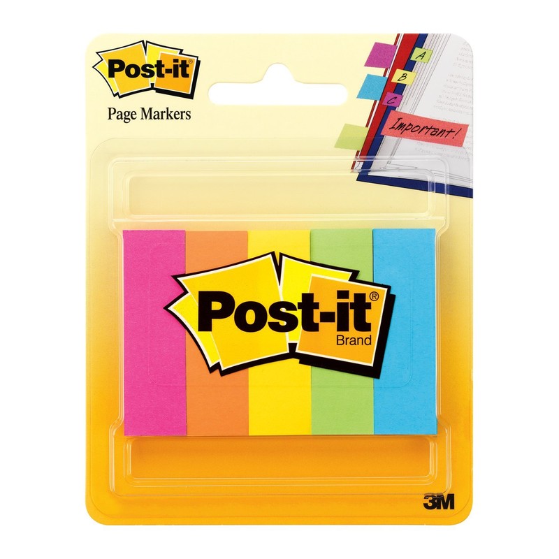 sticky-notes-page-markers-neon-strips-pack-of-5 — View 2