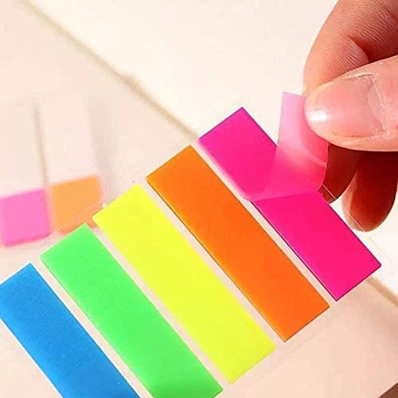 sticky-notes-page-markers-neon-strips-pack-of-5 — View 3