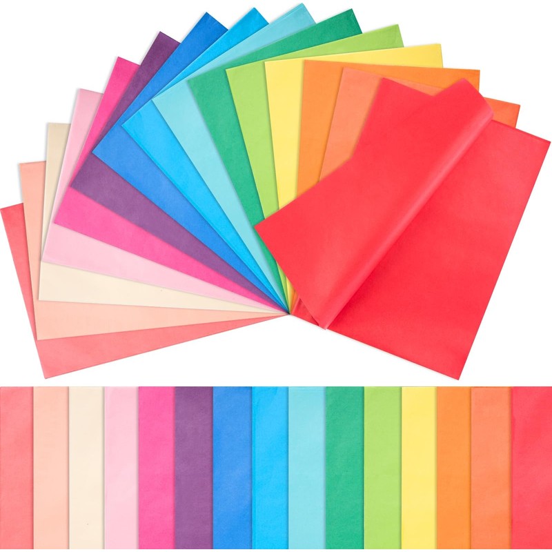 Tissue Paper — Coloured Craft (Pack of 20)