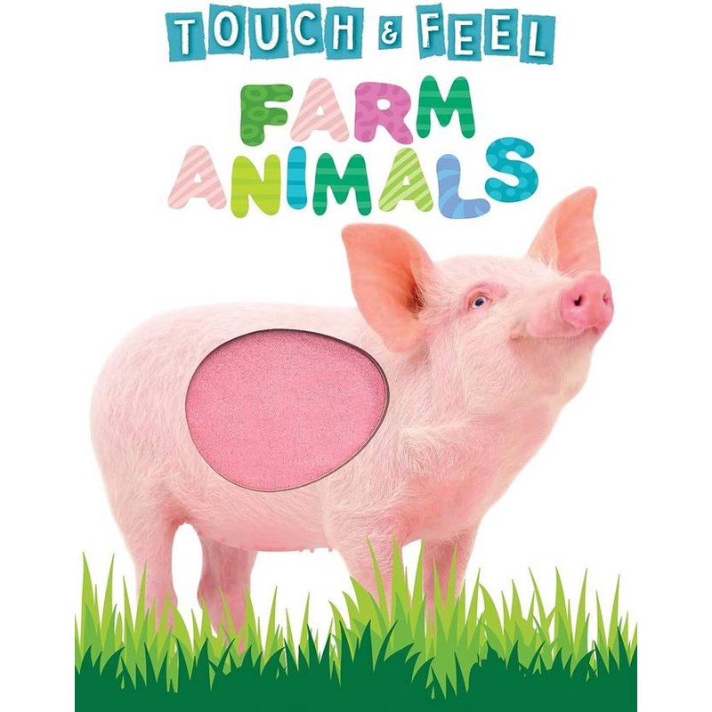 Touch and Feel Sensory Board Book — Farm Animals (Thick Board)